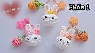 HƯỚNG DẪN LÀM MÓC KHOÁ HÌNH ĐẦU CON THỎ 1/5 | YUUKIMELEN