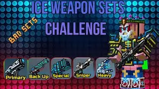 Pixel Gun 3D - Ice weapon sets challenge [Gameplay]