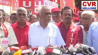 ఆత్మకూరు అధికారులకు వినతిపత్రం సమర్పించిన కార్మిక సంఘాలు.. | Atmakuru | CVR NELLORE