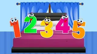 Kids Song & Nursery Rhymes | Ten Little Numbers Jumping On The Bed | Counting Song #numbers