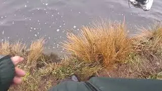 Probando la  cucharilla Escarabajo  