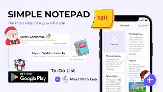 Notes: Notebook, Simple Notes, Notes, Notein, Notepad - simple notes, Colornote Notepad Notes To do