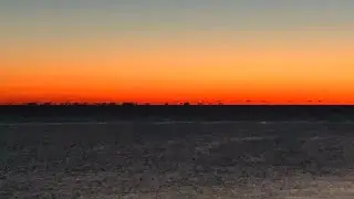 Sunrise at Lake Ontario from Colonel Samuels Park, October 2018