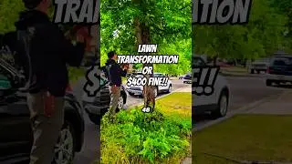 He Had 48 Hours to Fix His Lawn or Pay $400 Fine | Satisfying Lawn Transformation ❤