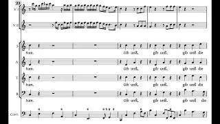 Befiehl dem Engel, dass er komm (D. Buxtehude) Score Animation