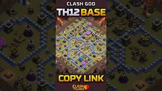 🛡️ TH12 War Base Layout | Anti 3 Star 🔥 | Best Clash of Clans War Design