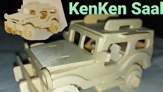 Mini truck wooden puzzle