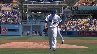 CHC@LAD: Stewart fans eight over five scoreless