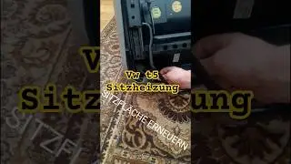 SITZHEIZUNG SITZFL&Auml;CHE ERNEUERN VW T5 #automobile #camper #handwerk #campingcar #diy