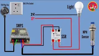 SSR connection with sensor wiring diagram