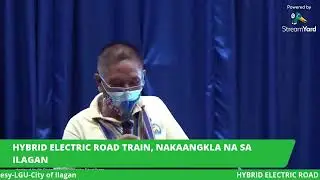 HYBRID ELECTRIC ROAD TRAIN, NAKAANGKLA NA SA ILAGAN