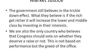 Market Justice VS Social Justice By Lauri Body