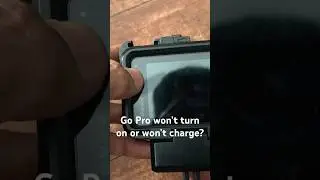 Go Pro hero 9/10/11/12 won&rsquo;t turn on or won&rsquo;t charge? Easy fixes #shorts #ytshorts #gopro #fix
