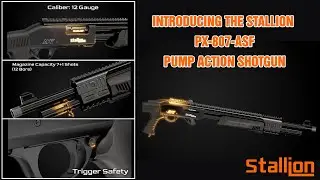 INTRODUCING THE STALLION PX-807-ASF PUMP ACTION SHOTGUN