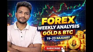 FOREX WEEKLY ANALYSIS ! GOLD & BTC 19-23 JANUARY