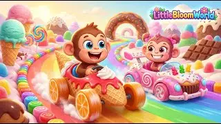 Ice Cream Speed Challenge 🍦🏁 | Tom & Mia Candy Racing Adventure | Kids Fun Cartoon