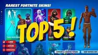 TOP 5 RAREST ITMES IN THE SHOP TODAY!..REVIEWING FORTNITE'S ITEM SHOP FOR 2-5-26!