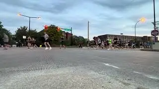 2025 Akron Marathon on South Main Street at Bartges early this morning.