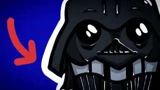 How To Draw Darth Muffin | Cute Drawing | Davi Art & Illustration