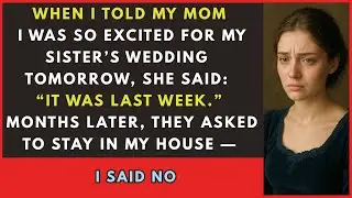 I Wasn’t Invited to My Sister’s Wedding - Then I Discovered It Was in My Own House | Family Stories