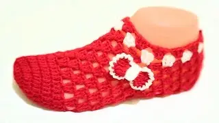 جديد!!و بأسهل طريقة| كروشي سليبر/حذاء /هاف بوت بغرزة الجراني بالخطوات للمبتدئات crochet easy slipper