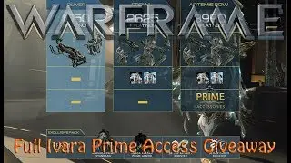Warframe - Full Ivara Prime Access Giveaway: Name My Railjack? [ENDED!]