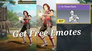 GET FREE EMOTES - Six Shooter Booter In Call of Duty Mobile | #callofduty | #codmobile