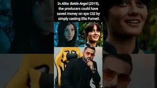 In Alita: Battle Angel (2019), the producers could have saved money on eye CGI by simply casting