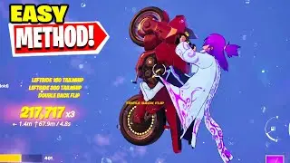 How to Easily Score Trick Points on a bike Fortnite