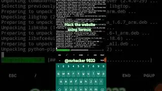 🤡how to do ddos attack with termux #termuxtricks #hacker #ddos #youtubeshort #viralshorts