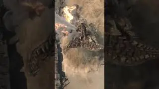 VFX Train Destruction Shot