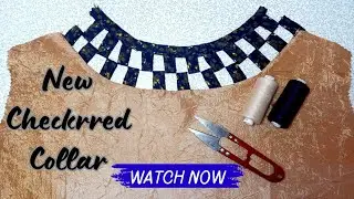 Chic Collar Sewing Tutorial/Creative Collar Cut