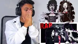 REACT 🔴 RAP DO JACK RISONHO E JILL RISONHA | CREEPYPASTA/LAUGHING JACK | TOKYO BEATS