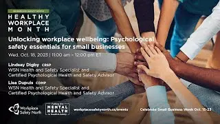 Webinar: Unlocking workplace wellbeing: Psychological safety essentials for small business
