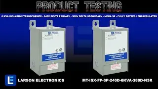 6 kVA Isolation Transformer - 240V Delta Primary - 380V Delta Secondary - NEMA 3R