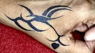 Hath per banaa Hua attractive tattoo design long video 