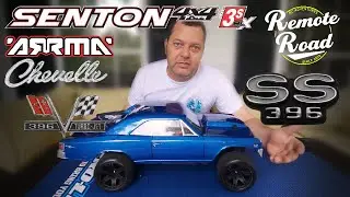 Arrma Senton 4x4 BLX 3S Conversion to 67 Chevelle!! JConcepts Body!! Roapex Wheels and Tires!!