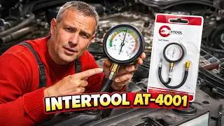 Checking engine compression (Compressometer Intertool AT-4001)