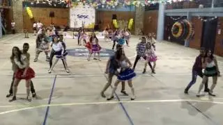 Quadrilha Maluca do Ensino Médio Inovador - EMI, apresentação no SESC Teresópolis 16.07.2016