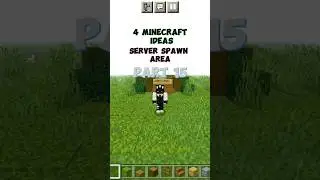 4 MINECRAFT IDEAS//SERVER SPAWN//PART 15//#shorts #subscribe