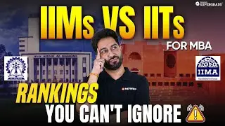 IIMs vs IITs for MBA: Institutes Giving Tough Competition to IIMs 🏫| Rankings You Must Know ⚠️