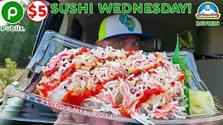 Publix® $5 Sushi Wednesday! 🍣 | Spicy California Roll Review! 🌶️ | theendorsement