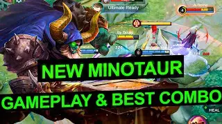 Minotaur Gameplay - Minotaur New Revamped & Best Combo - Top Global Minotaur Best Build 2022 - MLBB