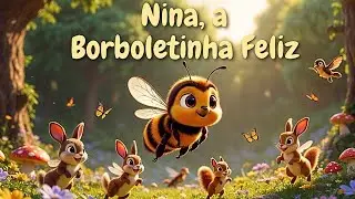 Nina a Borboletinha Feliz 🦋🌸  Música Infantil Educativa  / Floresta Encantada.