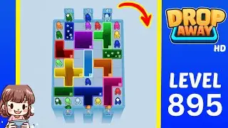 Drop Away Level 895 Solution Walkthrough