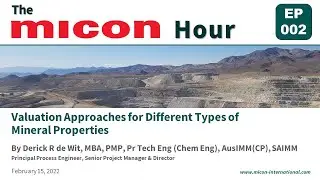 EP002 - Valuation Approaches for Different Types of Mineral Properties