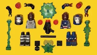 LEGO Marvel Characters: James Rhodes | War Machine | Iron Patriot | Unofficial Minifigure