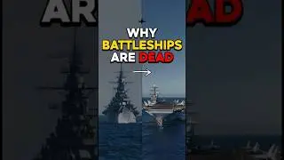 Why Battleships Are Dead... #youtubeshorts #modernwarfare #warships  #ww2 #aircraftcarrier #navy