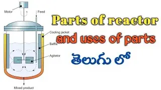 Parts of reactor and uses of parts in Telugu | GVR PHARMA TUTORIAL |