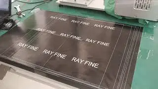 large format 400x400mm fiber laser marking